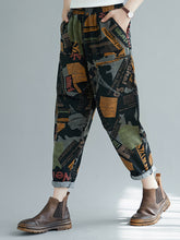 Women Printed Loose Casual Pants